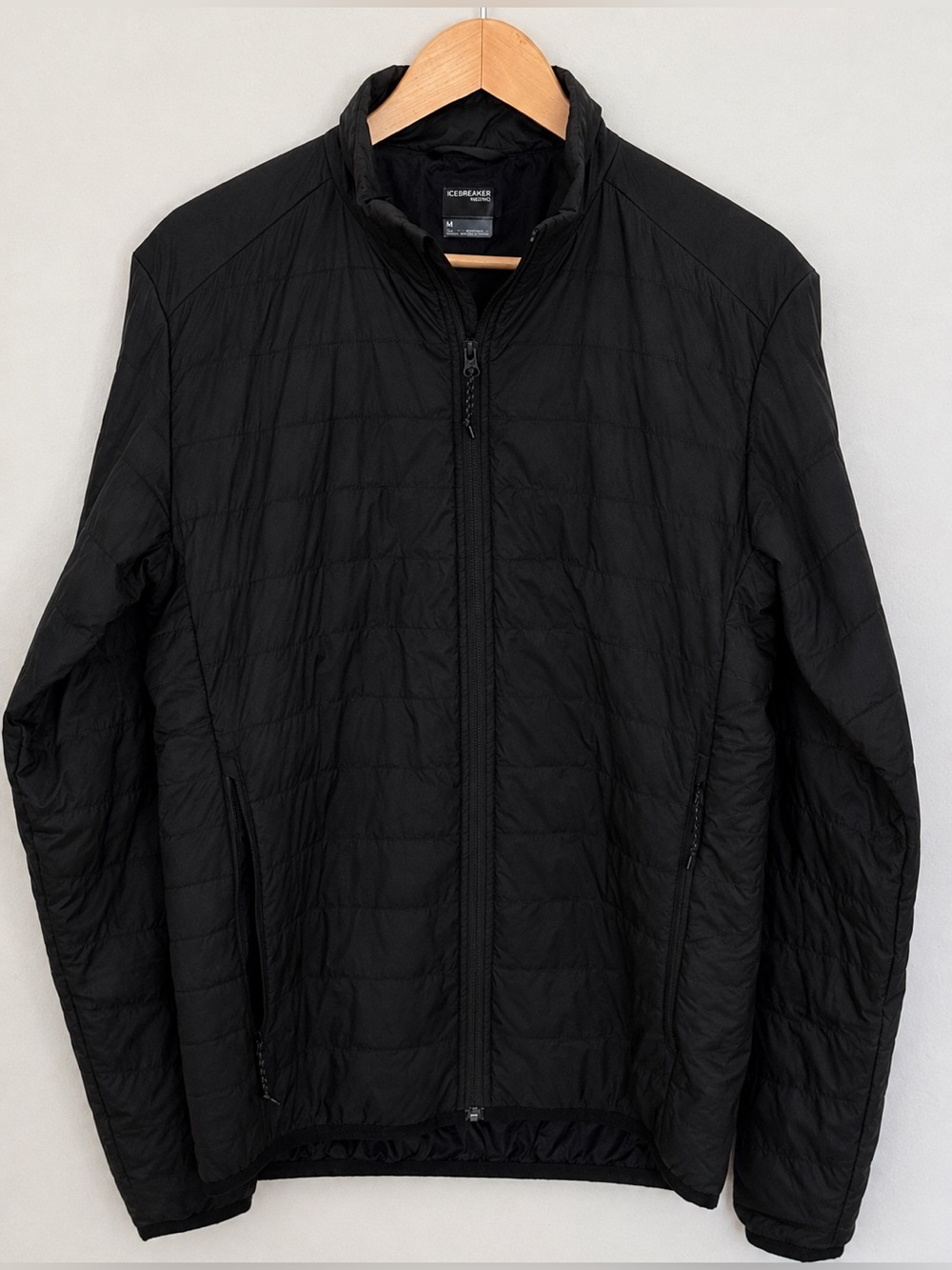 Icebreaker Hyperia Lite MerinoLOFT Men’s Jacket Black Size M Packable UNISEX